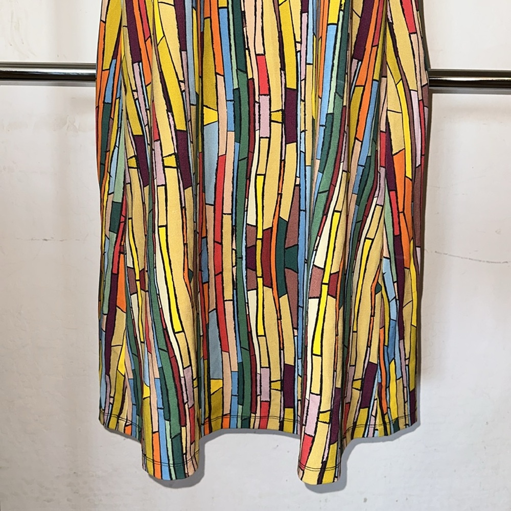 Hottie + Lord Women’s Multicolored Scrunch Sleeve Dress - Picture 4 of 15